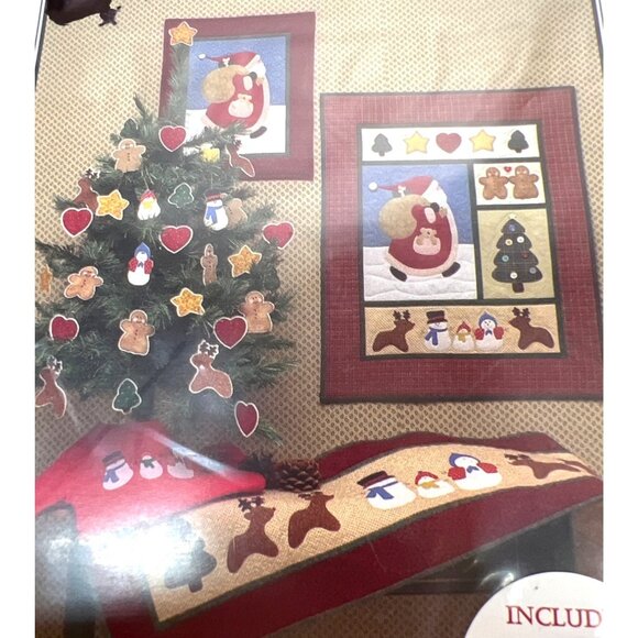 Tis The Season Quilting & Applique Pattern By Brandywine Design Includes Wall Ha - Picture 1 of 3